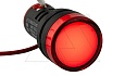 Индикатор светодиодный моноблочный AD116-22DS, красный, LED 220VAC/DC, IP65, 22mm от интернет-магазина amperkin.by