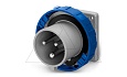 Разъем пром. силовой CEE встраиваемый, штекер, 16A, 2P+E 6h, 200_250VAC 50/60Hz, уст. 75x75mm, IP66/IP67/IP69, серия OPTIMA от интернет-магазина amperkin.by