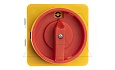 Переключатель BS 63 10 LK, аварийный, 3P, 63A, тип 0-1, 18.5kW(400VAC по АС-3), на дверь, красная блокируемая в 0 рукоятка, фронт IP40 от интернет-магазина amperkin.by