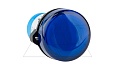 Индикатор светодиодный моноблочный AD116-22DS/A01, синий, LED 24VAC/DC, фильтр 6V, IP65, 22mm от интернет-магазина amperkin.by