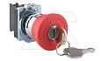 Кнопка аварийной остановки PB1S 40mm, разблок. ключом, 1NC, 6A 230VAC/24VDC, 22mm, IP65 от интернет-магазина amperkin.by