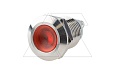 Индикатор FM12L, красный, LED 24VAC/DC, 12mm, винт. зажим, нерж. сталь, IK10, IP67 от интернет-магазина amperkin.by