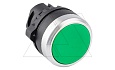Головка кнопки плоской, зеленая, без фикс., IP65 от интернет-магазина amperkin.by