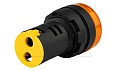 Индикатор светодиодный моноблочный AD116-22DS, желтый, LED 380VAC, IP65, 22mm от интернет-магазина amperkin.by