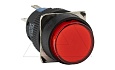 Кнопка плоская LA115-C, возврат, красная, круглая, 1CO, 16mm, IP65 от интернет-магазина amperkin.by