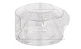 Кожух защитный, пломбируемый, прозрачный, для грибовидных кнопок d=40mm 22mm от интернет-магазина amperkin.by