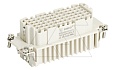 Корпус вставки контактной, размер H16B, тип гнездо, 72P+PE, 10A, 250V, обжимной контакт от интернет-магазина amperkin.by