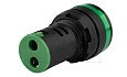 Индикатор светодиодный моноблочный AD116-22DS, зеленый, LED 380VAC, IP65, 22mm от интернет-магазина amperkin.by