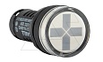 Указатель положения контактов AD116-22W, "крест" красный/зеленый, LED 220VAC/DC, IP50, 22mm от интернет-магазина amperkin.by