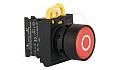 Кнопка плоская PB3E, красная "O", без фиксации, без подсветки, 1NC, 6A 230VAC/24VDC, 22mm, IP65 от интернет-магазина amperkin.by