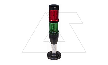 Сигнальная колонна в сборе SL4-100-L-RG-24LED (К-З 24VAC/DC, 100мм), IP66