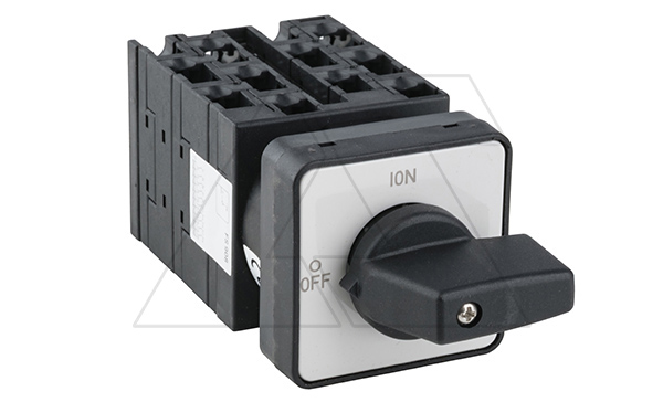 Переключатель UKT0-5-8346/E, 10P, 20A, тип 0-1, 10NO на 1, на дверь, фронт IP65