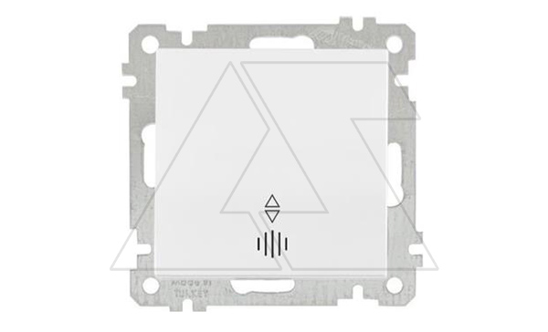 21 - Переключатель на два направления с подсветкой, пруж. зажимы, белый 21 - Переключатель на два направления с подсветкой, пруж. зажимы, белый