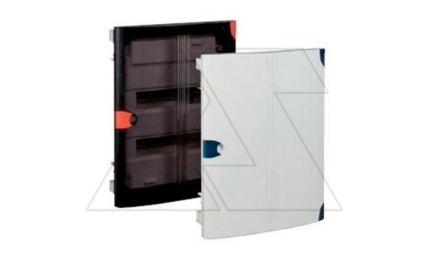 Щит встраиваемый U-1/14-DT прозр. дымч. дв., 309х315х90, 2х(2х25+11х16мм2), IP30