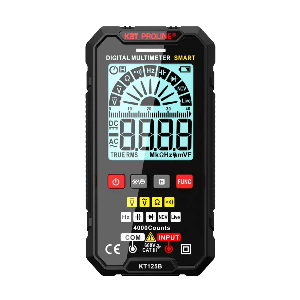 Мультиметр цифровой SMART KT 125В "PROLINE" (КВТ)