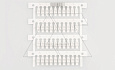 Маркировка проводника MG-TDM-01 40191, продевание, D кабеля 1,6-3,25mm, 0,5-1,5mm2, поле 4x16mm, PC, HF, белая (набор 40 элементов) от интернет-магазина amperkin.by