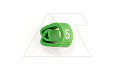Маркер кольцевой RMS-02 59645-5, D кабеля 2,5-5mm, 1,5-4mm2, символ "5", PVC, зеленый (упак. 1000шт.) от интернет-магазина amperkin.by