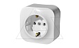 Quteo - Розетка 2P+E,накладной монтаж, винт. зажимы, белая от интернет-магазина amperkin.by