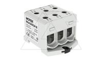 Клемма Morek OTL95-3 серая, 3xAl/Cu 6_95mm², 245(CU)/220(AL)A на клемму, 1000V, винтовые зажимы Клемма Morek OTL95-3 серая, 3xAl/Cu 6_95mm², 245(CU)/220(AL)A на клемму, 1000V, винтовые зажимы