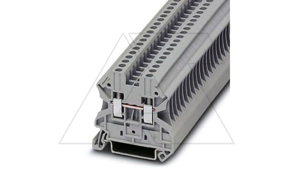 Клемма проходная UT 2,5 /5,2mm, винтовая, 2 присоед., 2,5(max 4)mm2, 24A, 1000V, серая Клемма проходная UT 2,5 /5,2mm, винтовая, 2 присоед., 2,5(max 4)mm2, 24A, 1000V, серая
