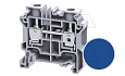 Клемма проходная CY10BU /10x50mm, винтовая, 2 присоед., 10mm2, 57A, 1000V, синяя от интернет-магазина amperkin.by