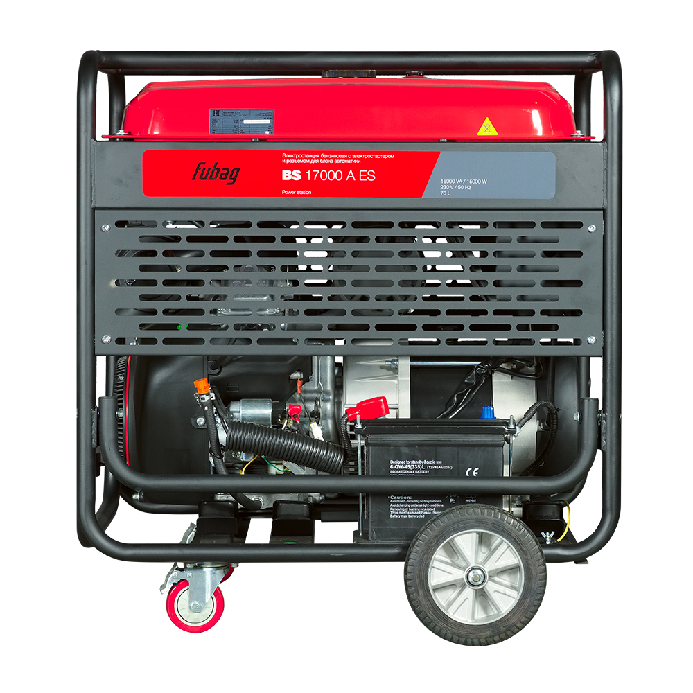 Генератор бензиновый FUBAG BS 17000 A ES с электростартером и коннектором автоматики от интернет-магазина amperkin.by