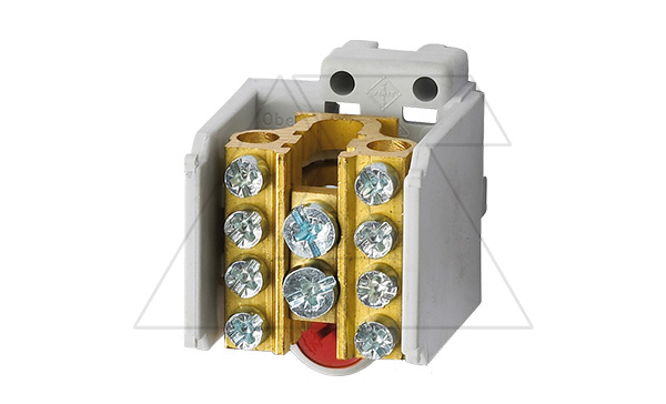 Клемма разветвительная Morek MAF35 1P вх. 1x16_35mm², вых. 4x10_25mm², 100A, 400V Клемма разветвительная Morek MAF35 1P вх. 1x16_35mm², вых. 4x10_25mm², 100A, 400V