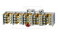 Блок клемм разветвительных Morek MAF25 5P вх. 1x10_25mm², вых. 4x6_16mm², 80A, 400V от интернет-магазина amperkin.by