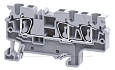 Клемма проходная CX4/3 /6x70,5mm, пружинная, 3 присоед., 4(max 6)mm2, 32A, 1000V, серая от интернет-магазина amperkin.by Клемма проходная CX4/3 /6x70,5mm, пружинная, 3 присоед., 4(max 6)mm2, 32A, 1000V, серая от интернет-магазина amperkin.by