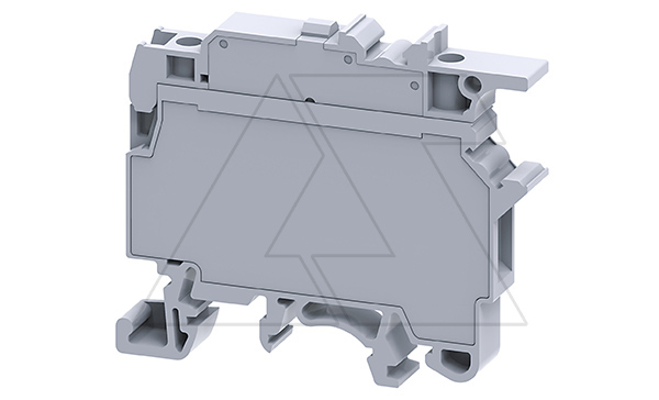 Клемма с держателем предохранителя CF4U /8x57mm, винтовая, 2 присоед., 4(max 6)mm2, 6,3A, 800V, серая Клемма с держателем предохранителя CF4U /8x57mm, винтовая, 2 присоед., 4(max 6)mm2, 6,3A, 800V, серая