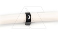 Маркер кольцевой RMS-04 59840-0, D кабеля 8-16mm, 16-70mm2, символ "0", PVC, черный (упак. 100шт.) от интернет-магазина amperkin.by Маркер кольцевой RMS-04 59840-0, D кабеля 8-16mm, 16-70mm2, символ "0", PVC, черный (упак. 100шт.) от интернет-магазина amperkin.by