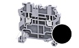 Клемма проходная CY2.5BK /5x50mm, винтовая, 2 присоед., 2,5(max 4)mm2, 24A, 1000V, черная от интернет-магазина amperkin.by Клемма проходная CY2.5BK /5x50mm, винтовая, 2 присоед., 2,5(max 4)mm2, 24A, 1000V, черная от интернет-магазина amperkin.by