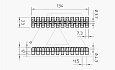 Клеммник 76 CE WS разрезаемый, 12шт, 10мм², 57A, 450V, белый, полипропилен от интернет-магазина amperkin.by