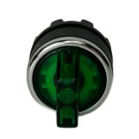 B-SL30-G-IP50 Головка переключателя пластиковая (2-0-1) 60° зеленая с фиксацией