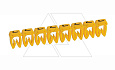 Маркер CAB3 d=1.5-2.5mm - «J» (упак.300 шт) от интернет-магазина amperkin.by