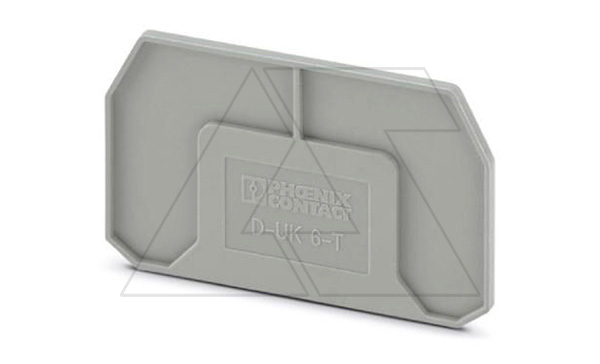 Крышка концевая D-UK 6-T /2,2mm, для винтовых клемм UK 6-T.., серая Крышка концевая D-UK 6-T /2,2mm, для винтовых клемм UK 6-T.., серая