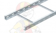 Лоток LGN 430 NS кабельный лестничного типа, 45Х300Х3000мм (ВхШхД), конв. оцинк. от интернет-магазина amperkin.by