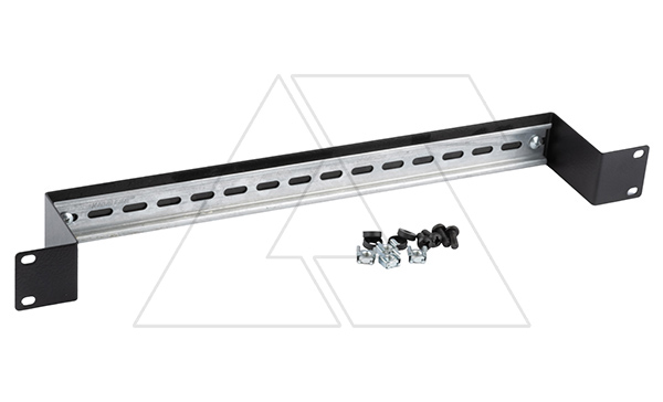 Панель 1U 19" с углубленной DIN рейкой