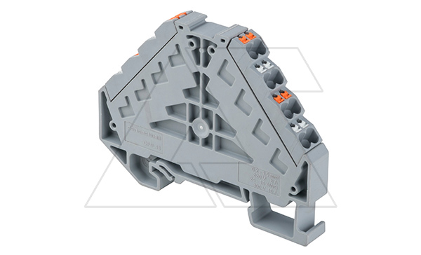 Клемма маршалинговая CP4L16 /9x73mm, push-in, 16 присоед., 1,5(max 2,5)mm2, 8A, 320V, серая