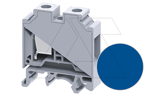 Клемма проходная CTS16UBU /12x43mm, винтовая, 2 присоед., 16mm2, 76A, 1000V, синяя Клемма проходная CTS16UBU /12x43mm, винтовая, 2 присоед., 16mm2, 76A, 1000V, синяя