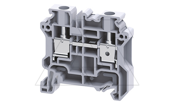 Клемма проходная CY6 /8x50mm, винтовая, 2 присоед., 6(max 10)mm2, 41A, 1000V, серая Клемма проходная CY6 /8x50mm, винтовая, 2 присоед., 6(max 10)mm2, 41A, 1000V, серая