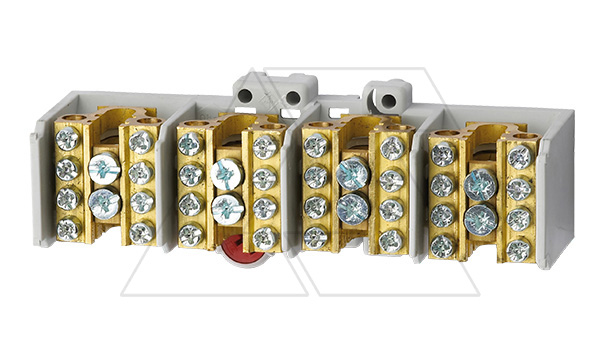 Блок клемм разветвительных Morek MAF35 4P вх. 1x16_35mm², вых. 4x10_25mm², 100A, 400V Блок клемм разветвительных Morek MAF35 4P вх. 1x16_35mm², вых. 4x10_25mm², 100A, 400V
