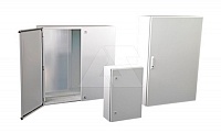 Щит DM моноблочный 700x500x280мм (ВхШхГ) с монтажной панелью, RAL7035, IP65 от интернет-магазина amperkin.by