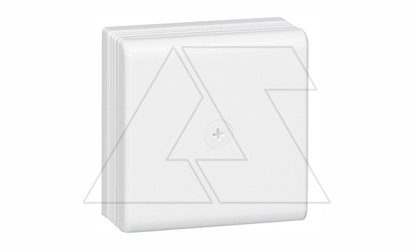 Коробка ответвительная 75х75х35мм для мини-каналов от 20х12,5 до 40х25, белый