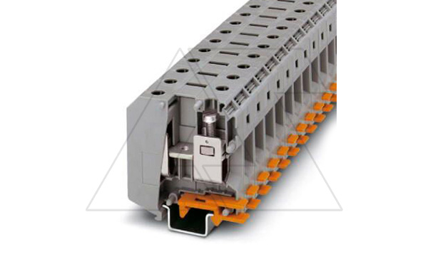 Клемма для высокого тока UKH 50 /20mm, винтовая, 2 присоед., 50(max 70)mm2, 150A, 1000V, серая Клемма для высокого тока UKH 50 /20mm, винтовая, 2 присоед., 50(max 70)mm2, 150A, 1000V, серая