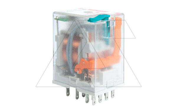 Реле R4N-2014-23-1220-WTL, 4CO, 7A(230VAC), 220VDC, мех. инд., тест-кнопка, LED Реле R4N-2014-23-1220-WTL, 4CO, 7A(230VAC), 220VDC, мех. инд., тест-кнопка, LED