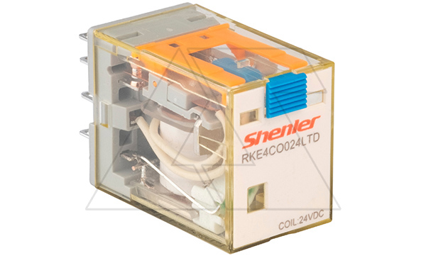 Реле RKE4CO024LTD, 4CO, 5A(250VAC/30VDC), 24VDC, мех. индикация, тест-кнопка с блокировкой, диод -A1/+A2, LED Реле RKE4CO024LTD, 4CO, 5A(250VAC/30VDC), 24VDC, мех. индикация, тест-кнопка с блокировкой, диод -A1/+A2, LED