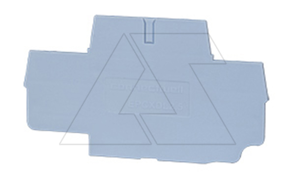 Крышка концевая EPCPDLK2.5 /1,5mm, для клемм CPDLK2.5,CPDLKFT2.5, серая Крышка концевая EPCPDLK2.5 /1,5mm, для клемм CPDLK2.5,CPDLKFT2.5, серая