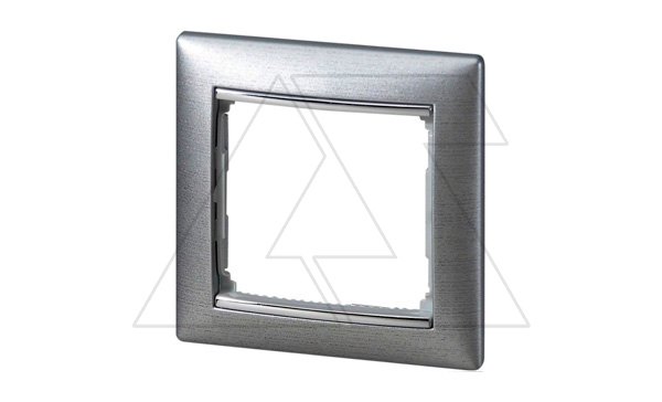 Valena - Рамка 1 пост, алюминий матовый