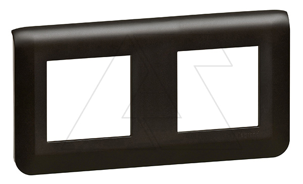 Mosaic - Рамка 2х2М, горизонтальная, матовый черный (суппорт 80252 или 2х80251)